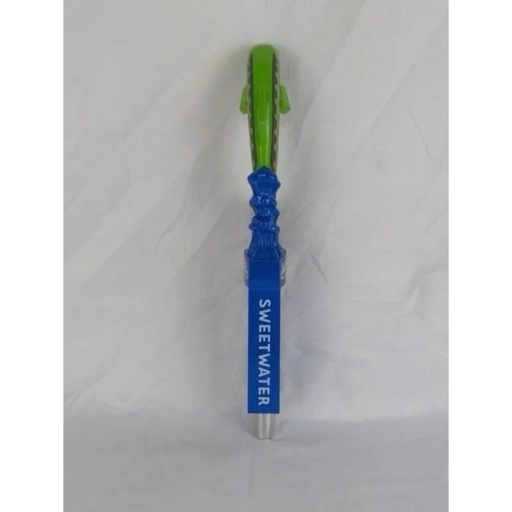 SweetWater Brewing Co. Beer Tap Handle Blue Green Fish Bar Knob Breweriana